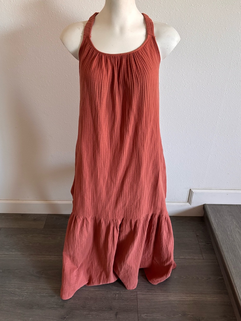 Lush Oversized Cotton Pocket Maxi
